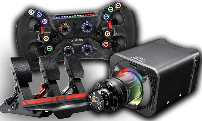 9 Nm Bundle: Wheelbase + Wheel + Pedals
